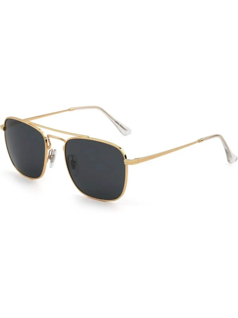 Retro Square Aviator Sunglasses for Men & Women | Premium Glass Lens, UV